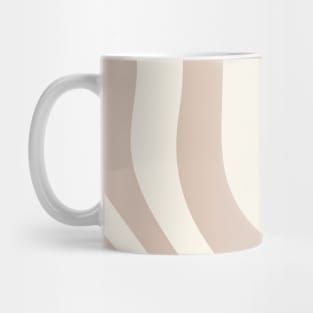 Beige Swirl Fluid Abstract Design Mug